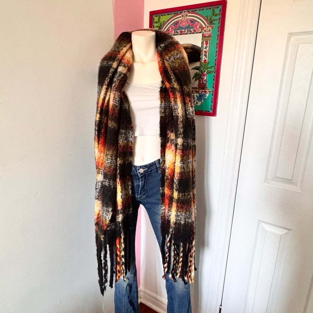 Plaid Multicolor Women's Scarf
